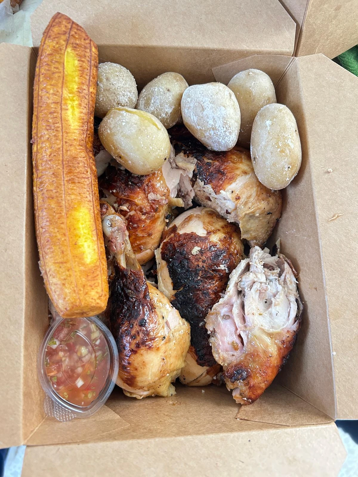 Pollito Asado Colombiano Grande Jugoso